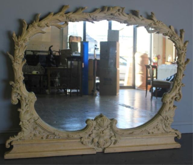 Antique Baroque Style Over Mantle 15e062