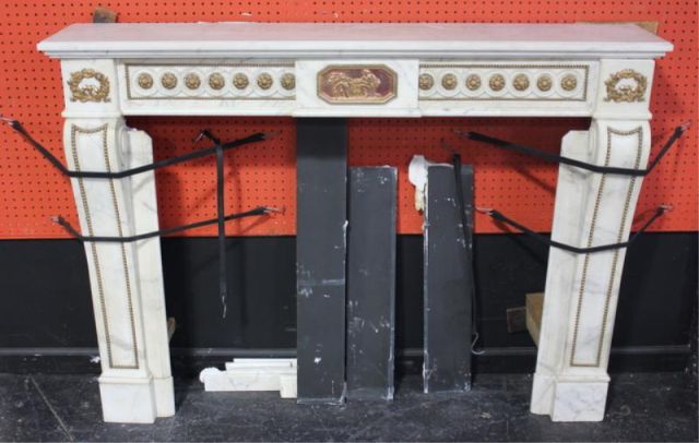 Bronze Mounted Marble FireplaceMagnificent 15e088