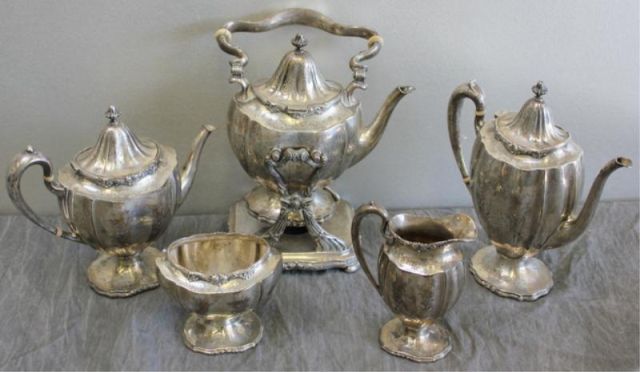 STERLING. 5 Piece Coffee Set Possibly