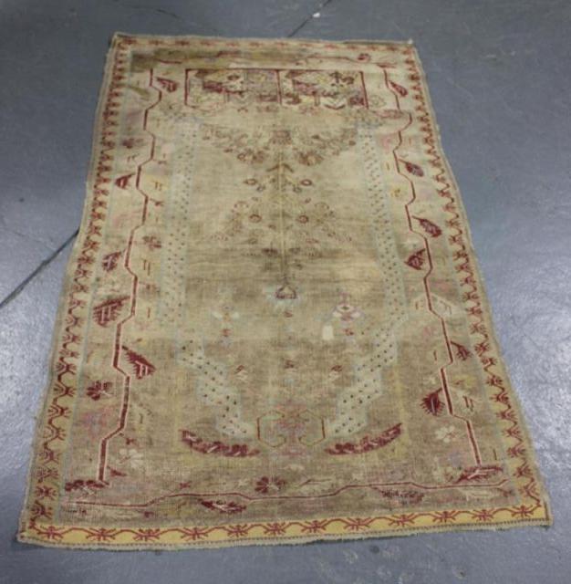 Antique Oushak Style Rug. As is.Great