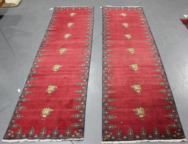 Pair of Finely Woven Handmade Runners.Rare