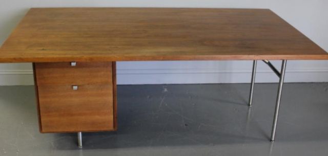 George Nelson. Midcentury Teak and Aluminum