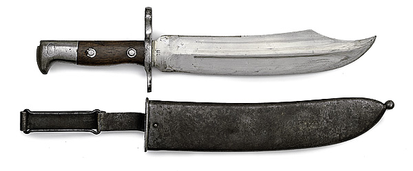 Krag Bowie Bayonet and Scabbard 9 Bowie-style