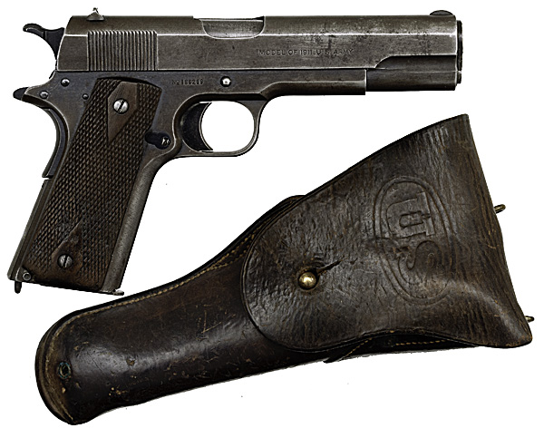  WWI Colt 1911 Pistol with Holster 160903