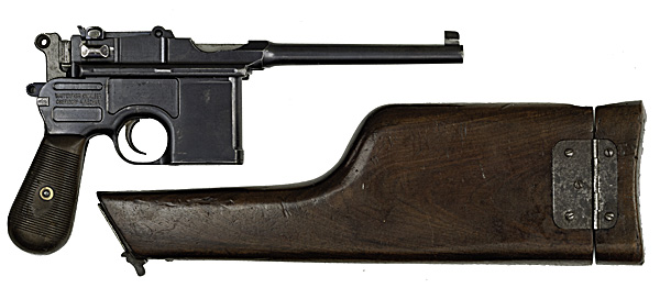 *Mauser C96 Broomhandle Pistol with
