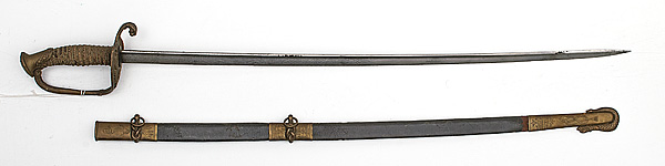 Pattern 1872 Naval Sword Named