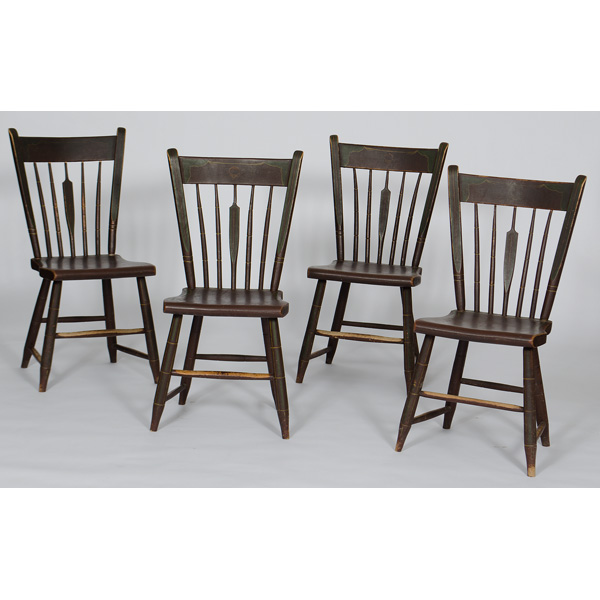 Windsor Chairs American 19th century 160bc4