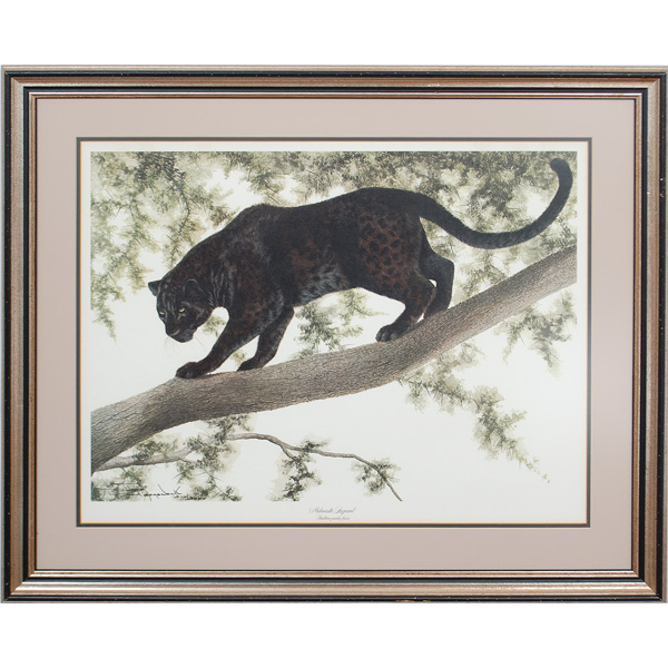 Pair of WIldlife Lithographs by 160bd5