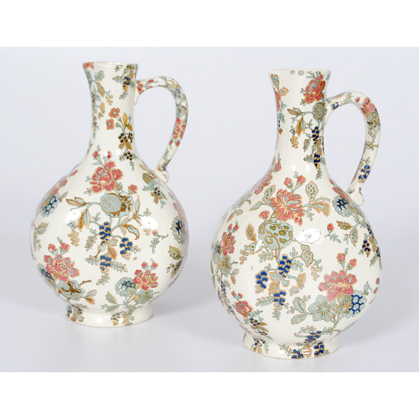 Ceramic Floral Vases 20th century. 