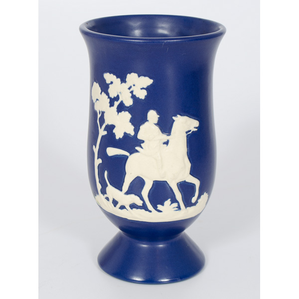 Weller Chase Blue Vase American  160c05