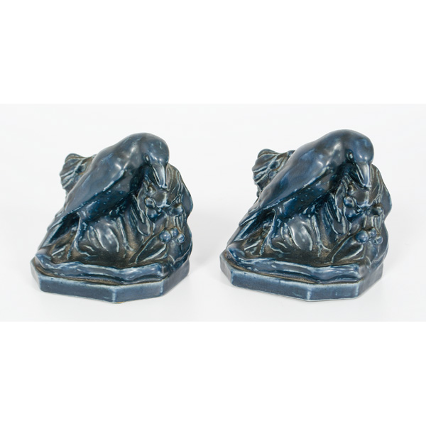 Rookwood Rook Bookends American a pair