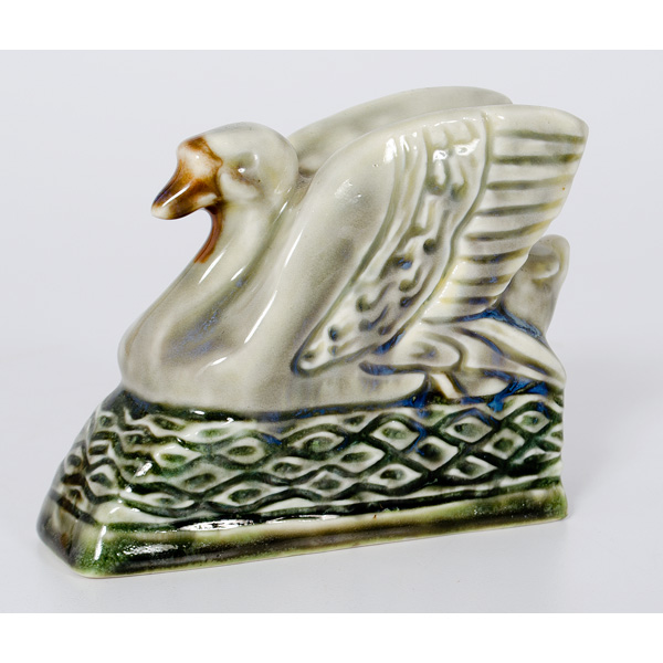 Rookwood Swan Bookend Toohey American 160c2e