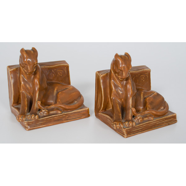 Rookwood Panther Bookends American