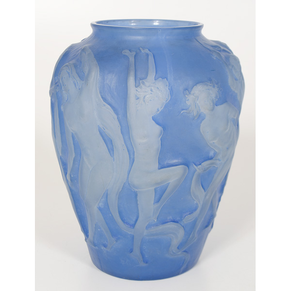 Phoenix Dancing Nudes Glass Vase 160c3f