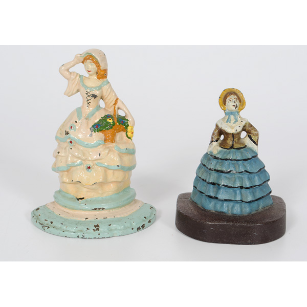 Victorian Women Cast Iron Doorstops 160c5f