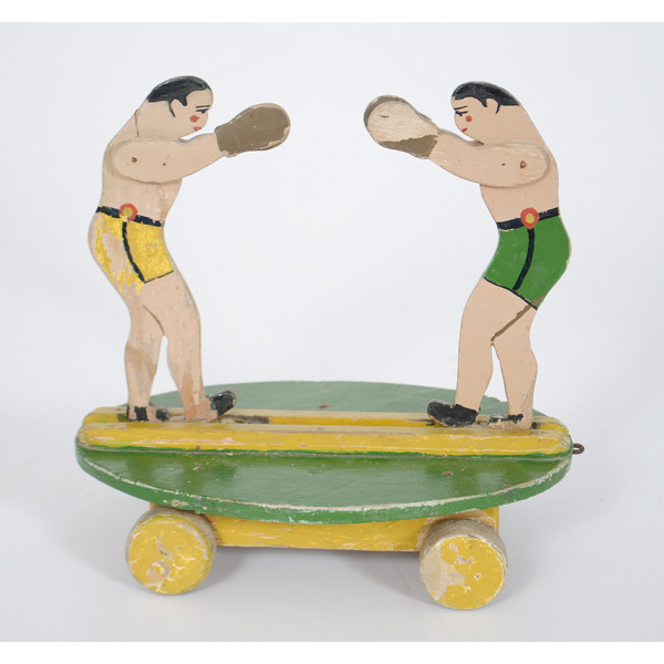 Folk Art Toy Boxers American ca 160c85