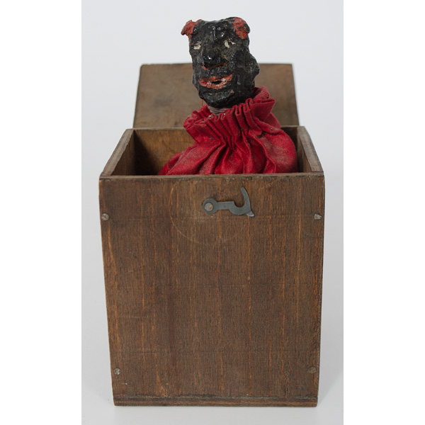 Folk Art Devil in a Box American 160c86