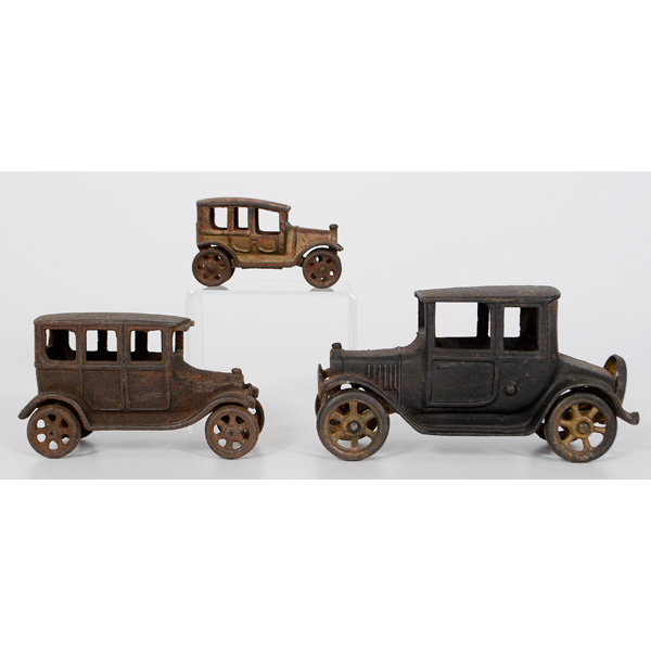 Cast Iron Model A Cars early 20th century