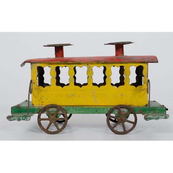 Stevens and Brown City Tin Trolley 160c92