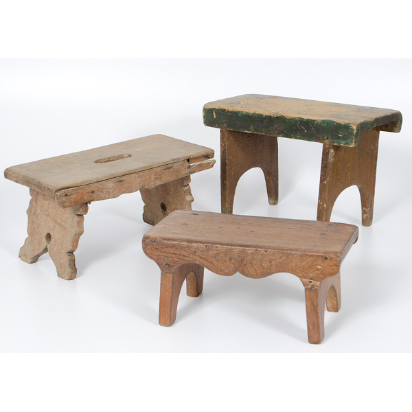 Wooden Stools American three wooden