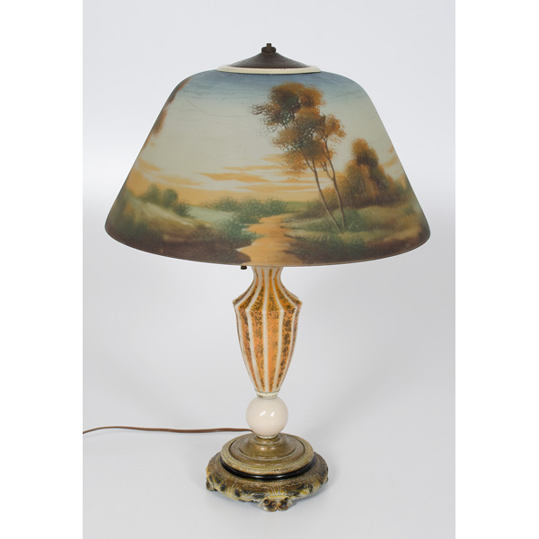 Jefferson Reverse Painted Table Lamp