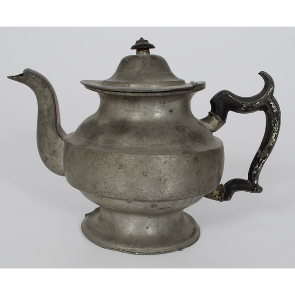 American Pewter Teapot American 19th