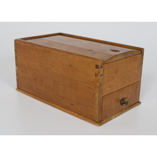 Folk Art Wooden Box American 20th century