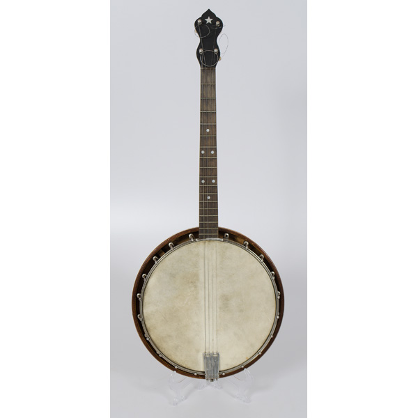 Banjo Four string banjo with inlay and