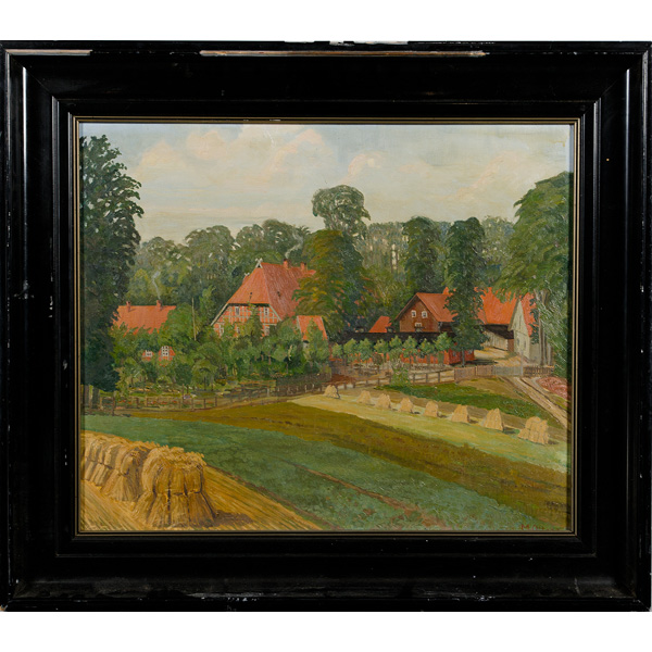 M. Ottens (German 20th Century) Landscape