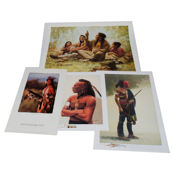 Indian Prints 8 lithographs including