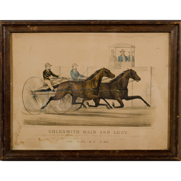 Currier and Ives Sulky Lithograph 160d92