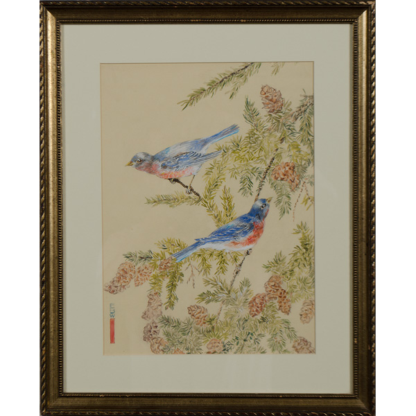 Birds in Tree by Emily Burling Waite