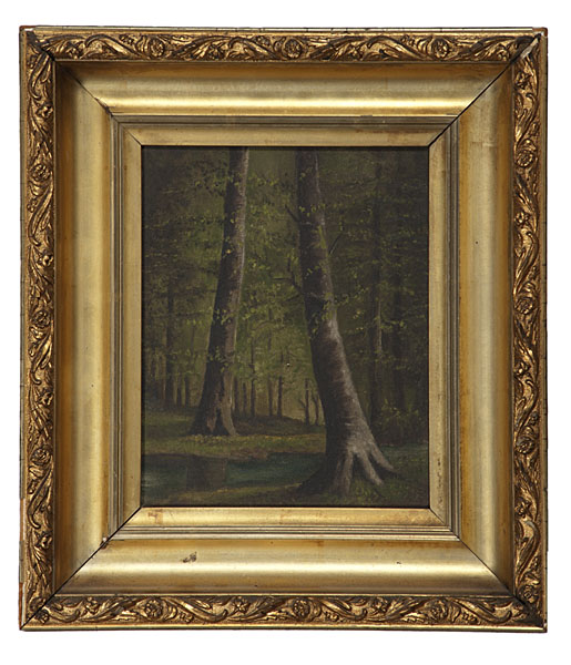 Forest Scene by N.W. Witherspoon Dated
