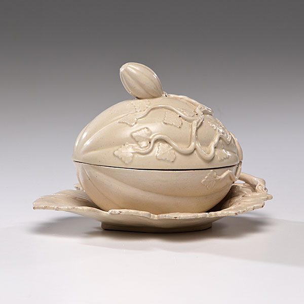 Creamware Gourd Tureen English