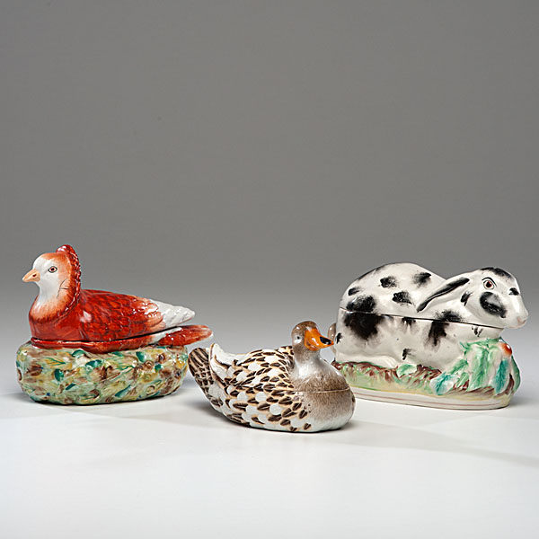 Staffordshire Animal Tureens English