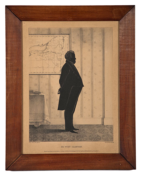 Silhouette of De Witt Clinton by