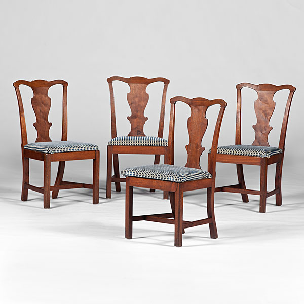 Venacular Chippendale Side Chairs 160e7b