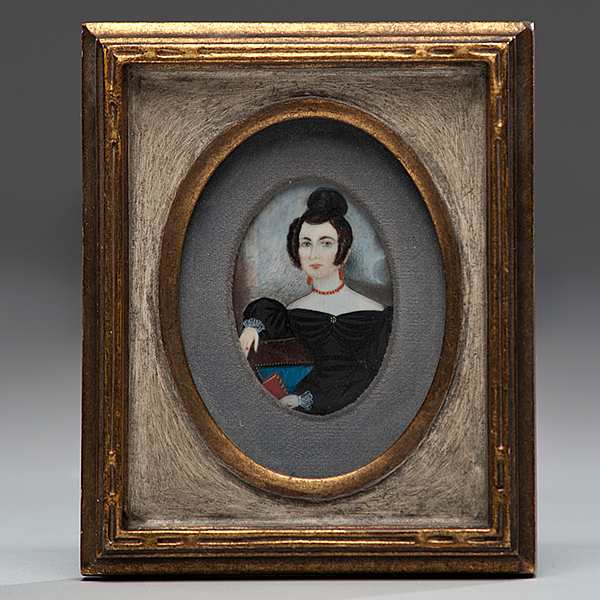 Early American Portrait Miniature 160e73