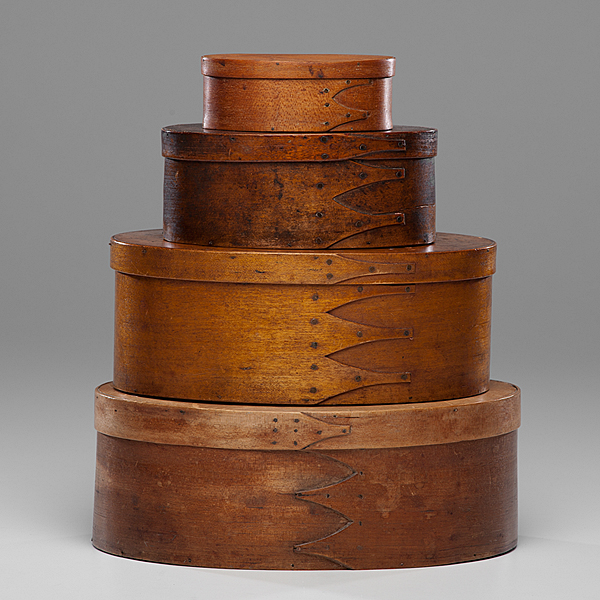 Shaker Oval Bentwood Boxes American