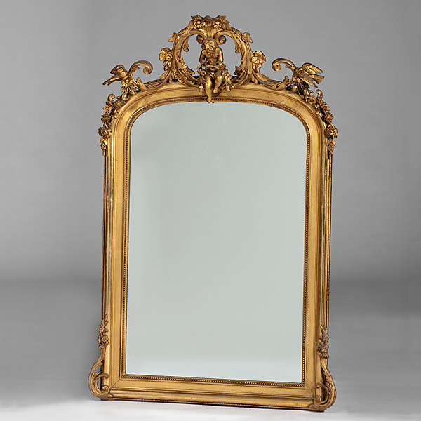 Rococo Revival Giltwood Mirror 160eb5