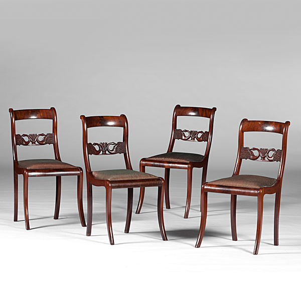 Neoclassical New York Side Chairs 160eaf