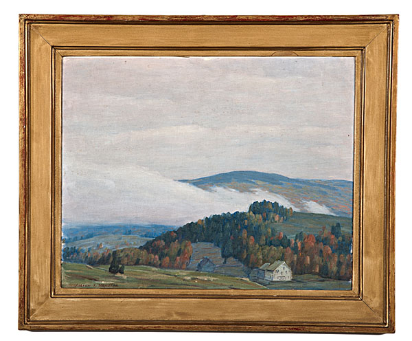 Landscape with Hills and Fog by