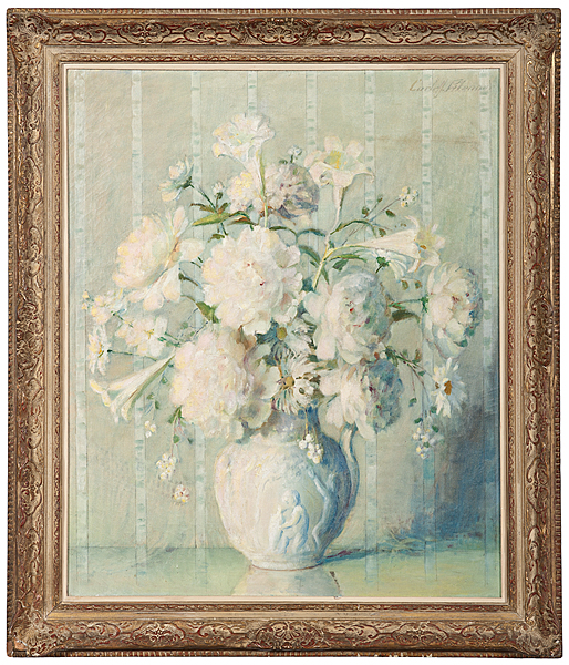 Peonies and Lilies by Carl Blenner
