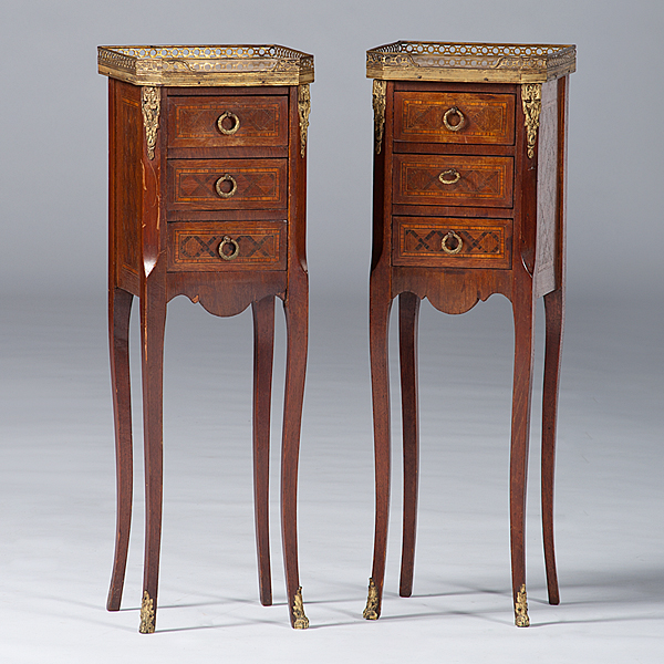 French Louis XV Style Commode Stands 160f07