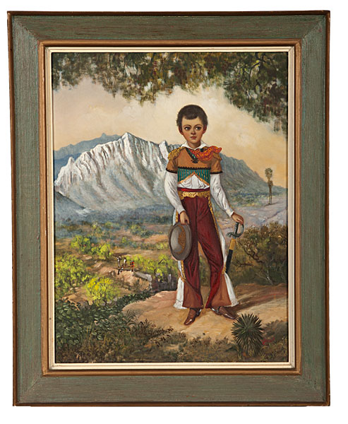 Boy in the Sierra Madre Mountains