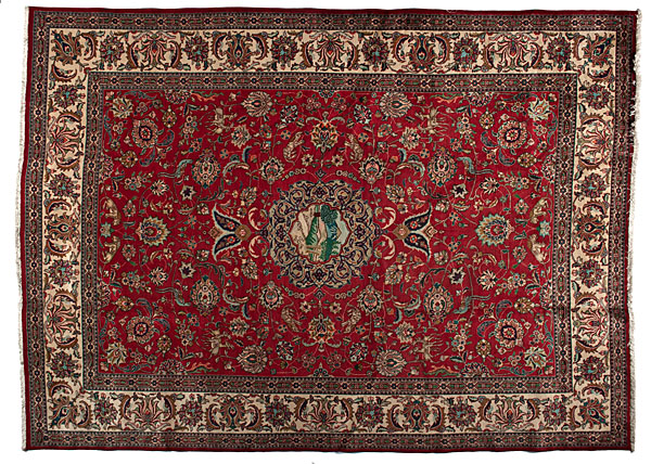 Tabriz Rug Persian.? A Tabriz rug