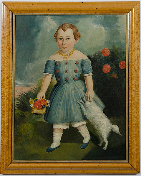 Folk Art Portrait of a Boy First quarter