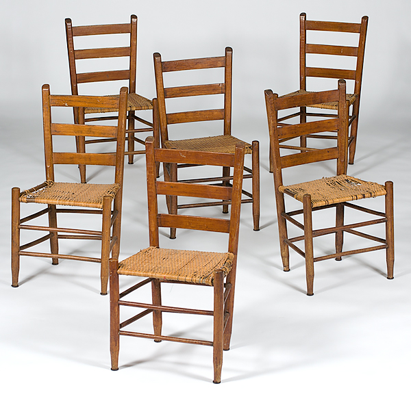 Ladderback Side Chairs American