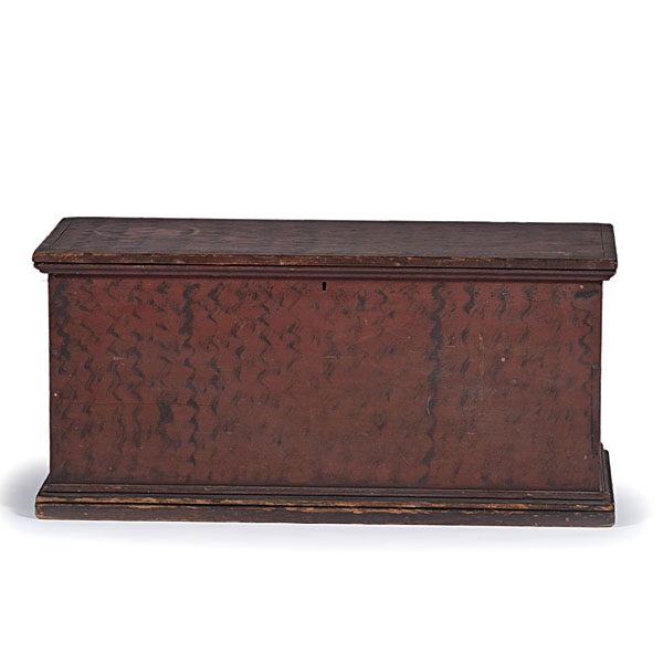 Grained Painted Blanket Chest American