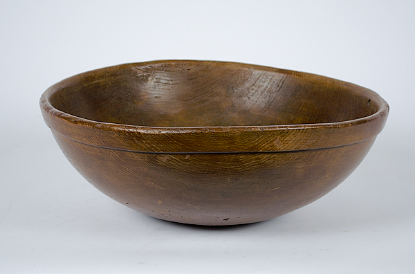 Immense Turned Softwood Bowl American 160fc9